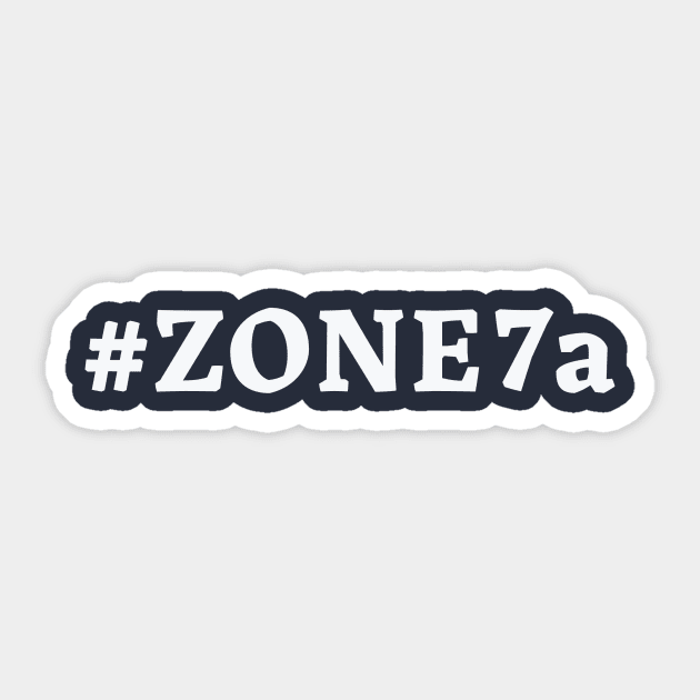 Grow Zone 7a Sticker by theGardenVoyeur